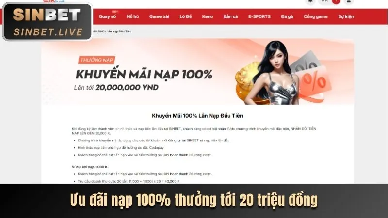 Thưởng nạp tiền 88cld